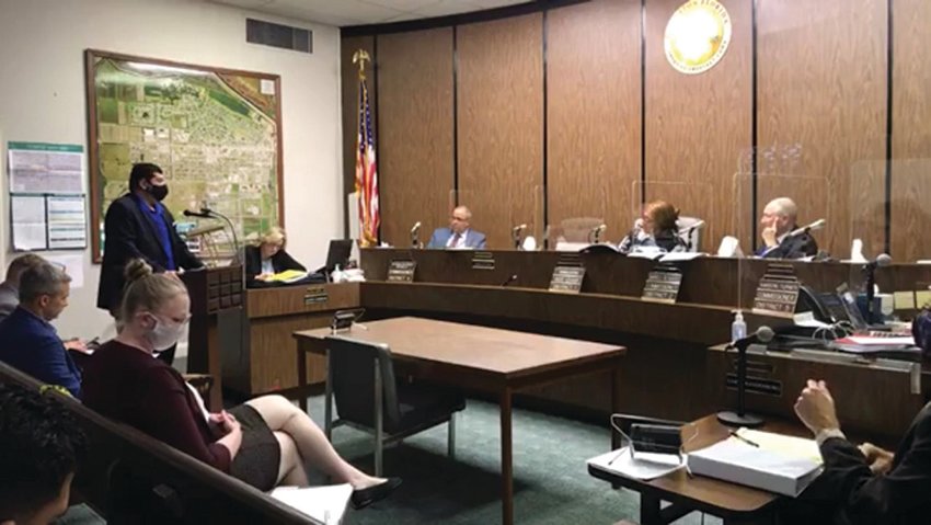 Dr. Pepe, Administrator at the Florida Department of Health in Hendry County, speaks to the Hendry Board of County Commissioners regarding COVID-19 vaccine distribution.